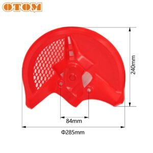 OTOM disco de freno delantero para motocicleta Rotor guardia Protector de cubierta para HONDA CRF250R CRF250RX CRF450R/RX suciedad bicicleta Motocross Accessori