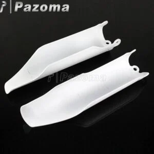 Enduro practicaba Supermotard blanco Tenedor de plástico guardia horquilla delantera tapacubos para Honda CRF CR 125 250 R 450 X RX CRF250 CRF450 CR125 93-2018