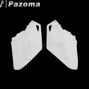 La motocicleta de plástico blanco cubierta lateral para Honda CRF 250R 2014-2017 FCI 450R 2013-2016 Motocross tierra para moto de Enduro carenado