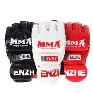 Guantes de boxeo gruesos de 5 colores, manoplas de medio dedo, Sanda, Taekwondo, saco de arena MMA, equipo de entrenamiento profesional TKD