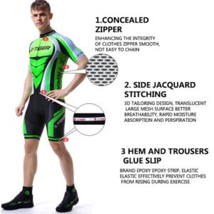 X-tiger-Conjunto de Jersey de ciclismo para hombre, ropa para deportes al aire libre, de secado rápido, transpirable, para ciclismo de montaña