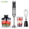 Batidora de mano 4 en 1 de acero inoxidable, mixer para vegetales, picadora para carne, picadora de 500ml, batidora de 800ml, taza para batidos, 1100W MÁS CATEGORÍAS Productos y electrodomésticos para el hogar homo.cat https://homo.cat/product/batidora-de-mano-4-en-1-de-acero-inoxidable-mixer-para-vegetales-picadora-para-carne-picadora-de-500ml-batidora-de-800ml-taza-para-batidos-1100w/