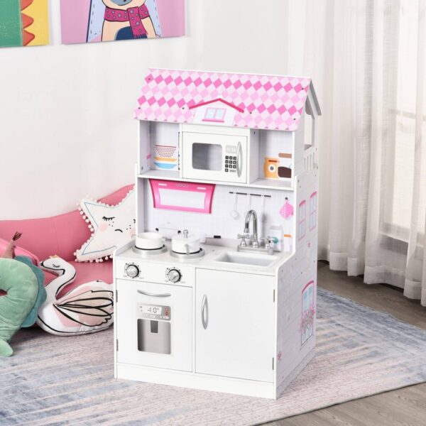 HOMCOM 2 en 1 Cocinita de Juguete 3 Pisos con Espacio de Almacenaje 12 Accesorios Incluidos Juego de Rol 60x48x106 cm Rosa Juguetes MÁS CATEGORÍAS homo.cat https://homo.cat/product/homcom-2-en-1-cocinita-de-juguete-3-pisos-con-espacio-de-almacenaje-12-accesorios-incluidos-juego-de-rol-60x48x106-cm-rosa/