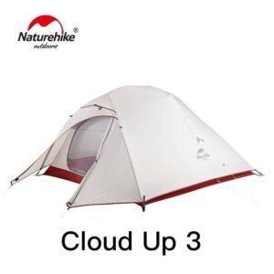Naturehike-tienda de campaña ultraligera serie Cloud Up, tienda impermeable para senderismo al aire libre, tienda de Nylon 20D con tapete gratis