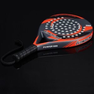 Kawasaki-raqueta de tenis de fibra de carbono para hombre y mujer, raqueta de Padel de fibra de carbono suave de EVA, con cubierta de bolsa y regalo gratis