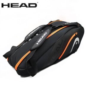 De gran capacidad cabeza Original bolsa de Tenis 6-9 raquetas de Tenis de Padel Tenis Raquete de bádminton Squash bolsa raqueta de Tenis mochila