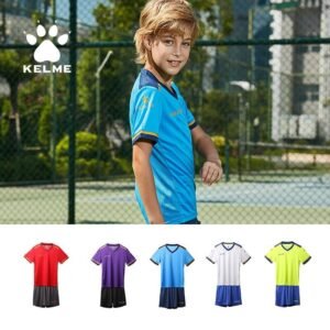 KELME, Jersey de fútbol personalizado para niños, uniformes de entrenamiento de fútbol, Jersey Original para equipo, manga corta, transpirable para niños, 3873001 DEPORTES Equipacion corta de juego fútbol homo.cat https://homo.cat/product/kelme-jersey-de-futbol-personalizado-para-ninos-uniformes-de-entrenamiento-de-futbol-jersey-original-para-equipo-manga-corta-transpirable-para-ninos-3873001/