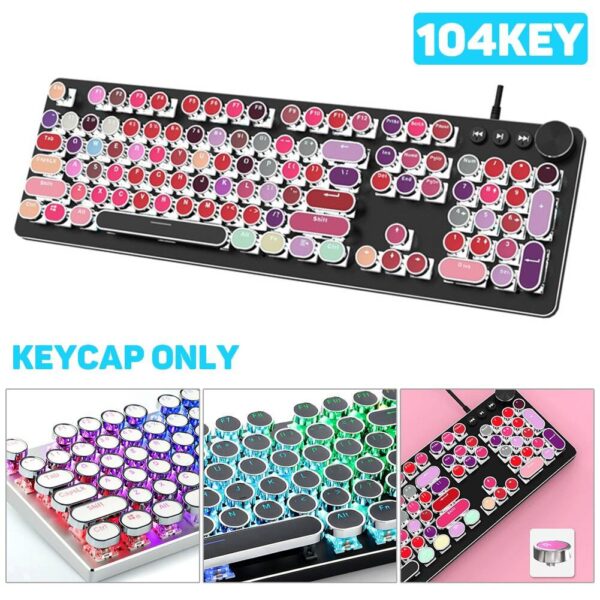 104 unids/set PBT ronda Universal clave de teclas para Cherry MX Teclado mecánico de alta calidad PBT material clave tapa del teclado Accesorios informática ELECTRÓNICA Informática homo.cat https://homo.cat/product/104-unids-set-pbt-ronda-universal-clave-de-teclas-para-cherry-mx-teclado-mecanico-de-alta-calidad-pbt-material-clave-tapa-del-teclado/