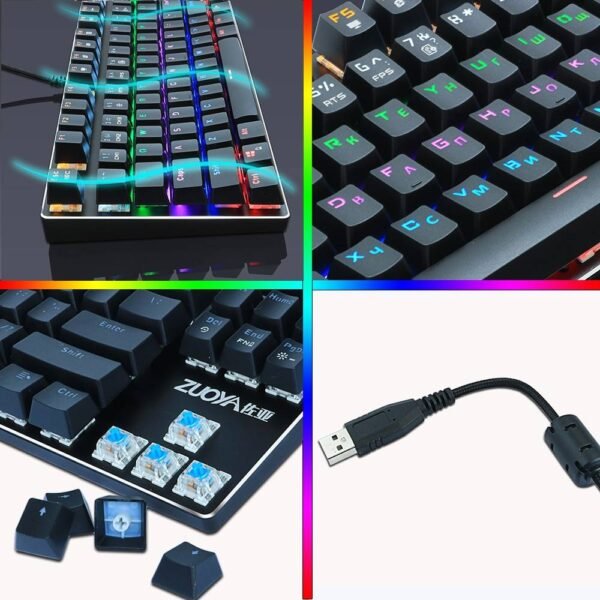 Teclado mecánico para juegos Azul Rojo interruptor 87key RU/US teclado con cable Anti-ghosting RGB/ Mix LED retroiluminado USB para PC Gamer Laptop Accesorios informática ELECTRÓNICA Informática homo.cat https://homo.cat/product/teclado-mecanico-para-juegos-azul-rojo-interruptor-87key-ru-us-teclado-con-cable-anti-ghosting-rgb-mix-led-retroiluminado-usb-para-pc-gamer-laptop/