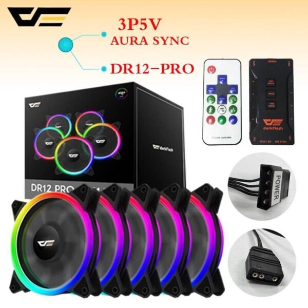 Darkflash-ventilador de refrigeración DR12 PRO aura sync de 120mm, RGB, velocidad ajustable, LED ajustable, 12cm, halo doble, Enfriador de ordenador, argb, ventilador con cubierta Accesorios informática ELECTRÓNICA Informática homo.cat https://homo.cat/product/darkflash-ventilador-de-refrigeracion-dr12-pro-aura-sync-de-120mm-rgb-velocidad-ajustable-led-ajustable-12cm-halo-doble-enfriador-de-ordenador-argb-ventilador-con-cubierta/