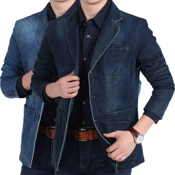 4XL hombre Blazer de mezclilla para hombres de moda de algodón traje Vintage ropa de hombre abrigo azul Denim chaqueta hombres chaqueta pantalones vaqueros ceñidos abrigos MY161 Chaquetas hombre MODA HOMBRE homo.cat https://homo.cat/product/4xl-hombre-blazer-de-mezclilla-para-hombres-de-moda-de-algodon-traje-vintage-ropa-de-hombre-abrigo-azul-denim-chaqueta-hombres-chaqueta-pantalones-vaqueros-cenidos-abrigos-my161/