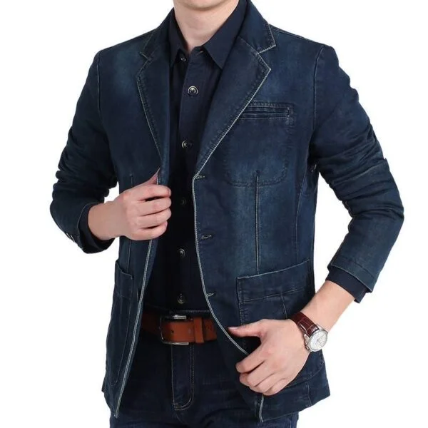 4XL hombre Blazer de mezclilla para hombres de moda de algodón traje Vintage ropa de hombre abrigo azul Denim chaqueta hombres chaqueta pantalones vaqueros ceñidos abrigos MY161 Chaquetas hombre MODA HOMBRE homo.cat https://homo.cat/product/4xl-hombre-blazer-de-mezclilla-para-hombres-de-moda-de-algodon-traje-vintage-ropa-de-hombre-abrigo-azul-denim-chaqueta-hombres-chaqueta-pantalones-vaqueros-cenidos-abrigos-my161/