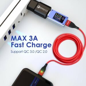 FONKEN-Cable magnético tipo C para móvil, Cable de carga magnético, Micro USB, para Xiaomi, Samsung, Iphone