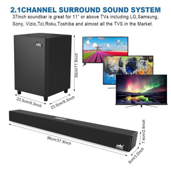 Barra de sonido para cine en casa, altavoz con Bluetooth, Subwoofer, soporte óptico AUX Coaxial para TV, 120W, 2,1 ELECTRÓNICA Sonido HiFi y música homo.cat https://homo.cat/product/barra-de-sonido-para-cine-en-casa-altavoz-con-bluetooth-subwoofer-soporte-optico-aux-coaxial-para-tv-120w-21/