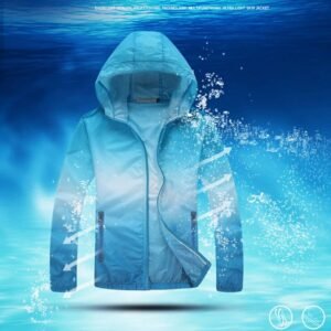 Chaqueta ultraligera para correr para hombre y mujer, abrigo de piel para deportes al aire libre, pesca, senderismo, rompevientos, Jersey de ciclismo