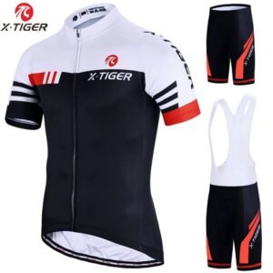 X-Tiger-Conjuntos de ropa para ciclismo, jerseys, uniforme para verano, camisetas transpirables para ciclismo de montaña o de carretera