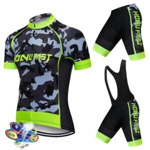 Ropa de Ciclismo de camuflaje profesional para hombre, camisetas de manga corta de verano, 2021