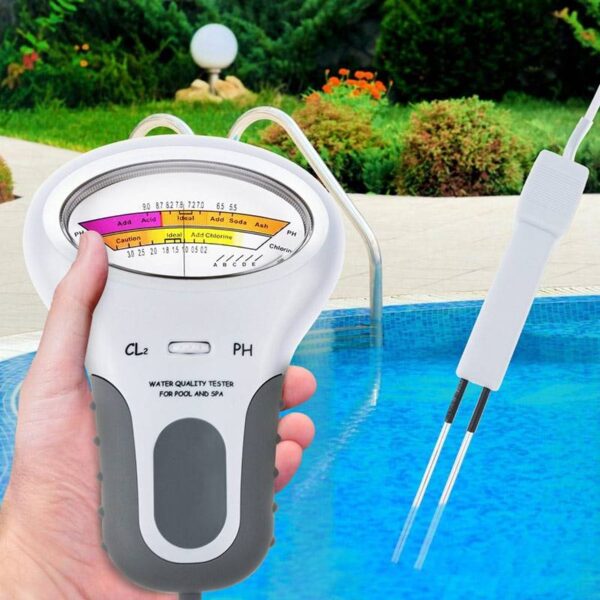 Medidor de PH 2 en 1 con cloro, dispositivo de prueba de calidad del agua CL2 para piscina, Acuario y agua potable Oferta semanal homo.cat https://homo.cat/product/medidor-de-ph-2-en-1-con-cloro-dispositivo-de-prueba-de-calidad-del-agua-cl2-para-piscina-acuario-y-agua-potable/