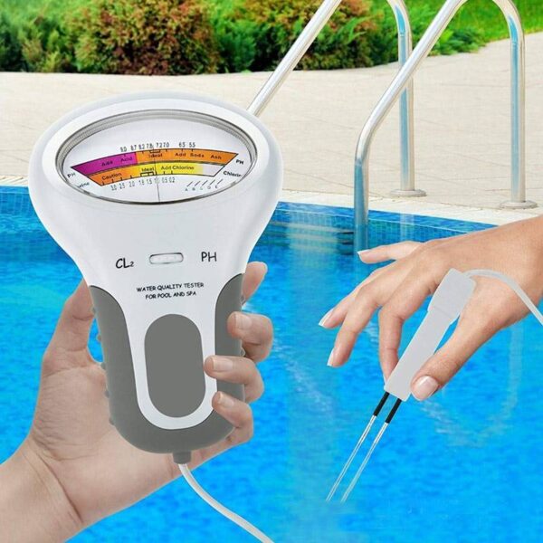 Medidor de PH 2 en 1 con cloro, dispositivo de prueba de calidad del agua CL2 para piscina, Acuario y agua potable Oferta semanal homo.cat https://homo.cat/product/medidor-de-ph-2-en-1-con-cloro-dispositivo-de-prueba-de-calidad-del-agua-cl2-para-piscina-acuario-y-agua-potable/