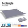 Rectangle Gray 5x3M