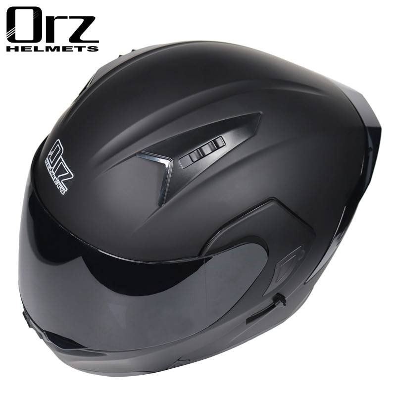 Casco Modular abatible hacia arriba para Motocicleta, visera doble, de cara completa, para carreras, Motocross, DOT Casco Modular abatible hacia arriba para Motocicleta, visera doble, de cara completa, para carreras, Motocross, DOT
