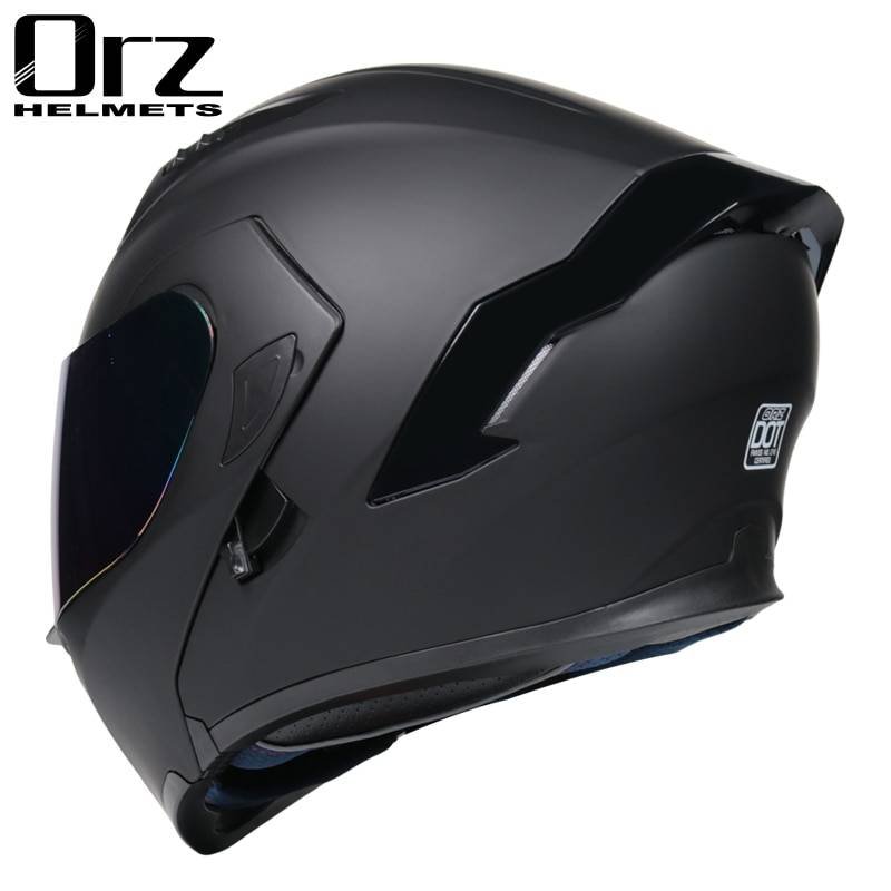 Casco Modular abatible hacia arriba para Motocicleta, visera doble, de cara completa, para carreras, Motocross, DOT Casco Modular abatible hacia arriba para Motocicleta, visera doble, de cara completa, para carreras, Motocross, DOT