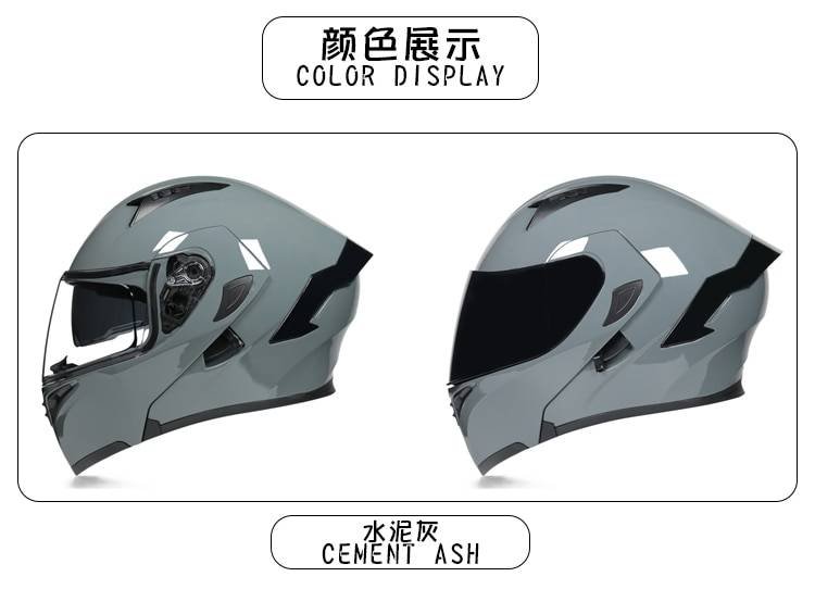 Casco Modular abatible hacia arriba para Motocicleta, visera doble, de cara completa, para carreras, Motocross, DOT Casco Modular abatible hacia arriba para Motocicleta, visera doble, de cara completa, para carreras, Motocross, DOT