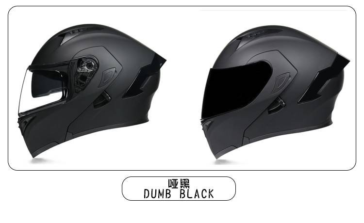 Casco Modular abatible hacia arriba para Motocicleta, visera doble, de cara completa, para carreras, Motocross, DOT Casco Modular abatible hacia arriba para Motocicleta, visera doble, de cara completa, para carreras, Motocross, DOT