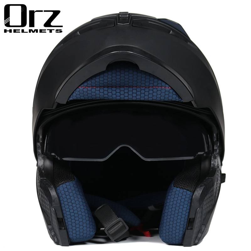 Casco Modular abatible hacia arriba para Motocicleta, visera doble, de cara completa, para carreras, Motocross, DOT Casco Modular abatible hacia arriba para Motocicleta, visera doble, de cara completa, para carreras, Motocross, DOT