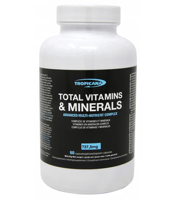 Multivitamínico-mineral TOTAL VITAMINS & MINERALS Tropicana