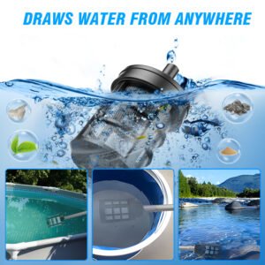 Pistola de agua a presión para lavar coches y motos, jardín , pistola de pulverización de alta presión eléctrica sin escobillas, 6 en 1, 200Bar, 3500W, batería de 18V