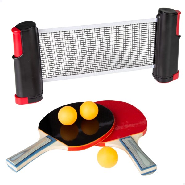 Pack ping pong con 2 raquetas