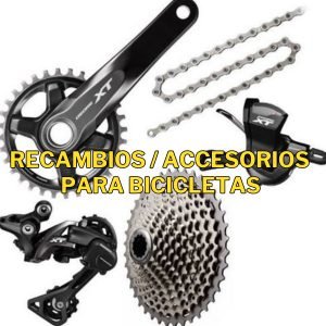Recambios y accesorios para bicicletas