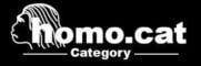 Logotipo de Homo category categorías de fútbol motocross enduro nutrición calzado boxeo