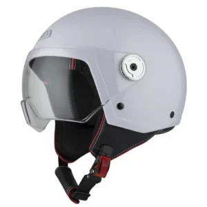 casco de moto abierto,VINTAGE-3-PEARL-WHITE