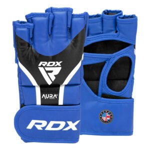 GUANTES GRAPPLING AURA PLUS T-17 ROJO/NEGRO-SRDX