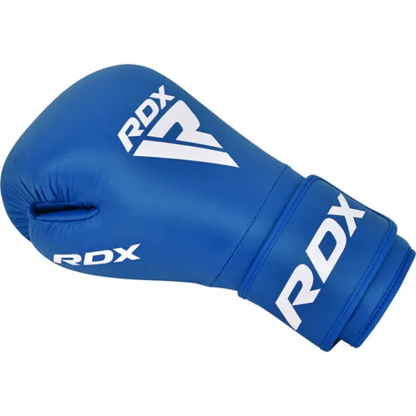 GUANTES DE BOXEO PIEL HOMOLOGADOS IBA-1 azul-10OZ-RDX