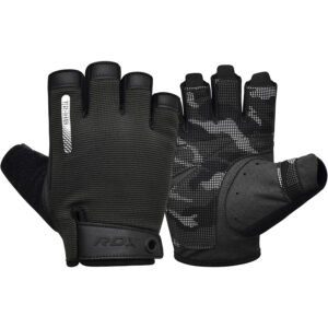 GUANTES LEVANTAMIENTO DE PESAS GIMNASIO W1 FULL ARMY GREEN-LRDX