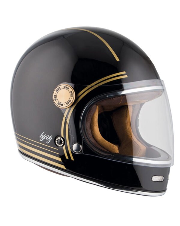 Casco de moto Roadster II Gold Black R.22.06