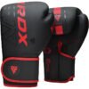GUANTES DE BOXEO F6 ROJO MATE-6OZRDX - Imagen 2
