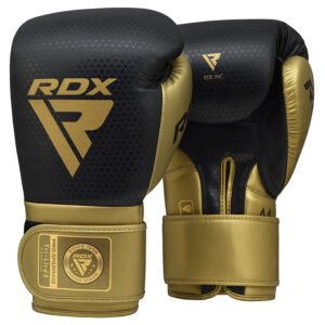 GUANTES DE BOXEO MARK PRO SPARRING TRI LIRA 2 DORADO-10OZRDX