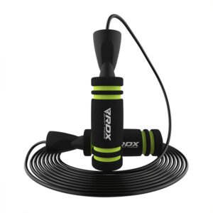 CUERDA PARA SALTAR CON PESO X2 AZUL-10.3FT (15763)RDX