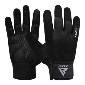 GUANTES LEVANTAMIENTO DE PESAS GIMNASIO W1 FULL ARMY GREEN PLUS-LRDX