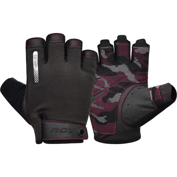 GUANTES DE ENTRENAMIENTO GIMNASIO T2 HALF ARMY GREENRDX - Imagen 4