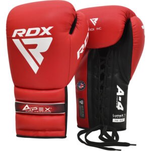 GUANTES DE BOXEO PRO TRAINING APEX A4 ROJO-10OZRDX