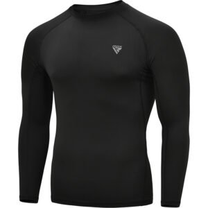ROPA T15 RASH GUARD DE COMPRESIÓN NEGRO COMPLETORDX
