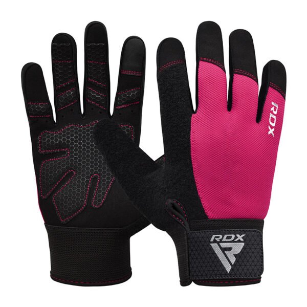 GUANTES LEVANTAMIENTO DE PESAS GIMNASIO W1 FULL ARMY GREEN PLUS-LRDX - Imagen 4
