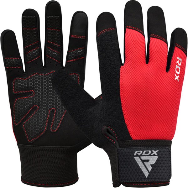 GUANTES LEVANTAMIENTO DE PESAS GIMNASIO W1 FULL ARMY GREEN PLUS-LRDX - Imagen 6