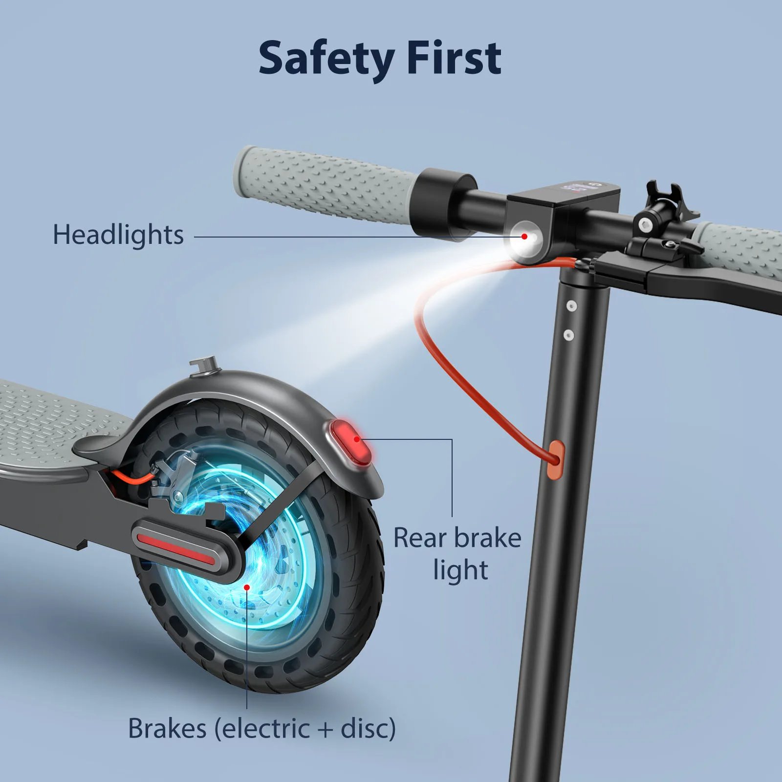 JUICEASE-patinete eléctrico plegable para adulto, Scooter inteligente de 35 KM/H, rango máximo de 45KM, 350W/500W, con aplicación