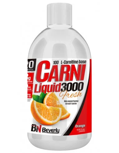 Carni Liquid 3000 Naranja. Carnitina sabor Naranja | 500 ml